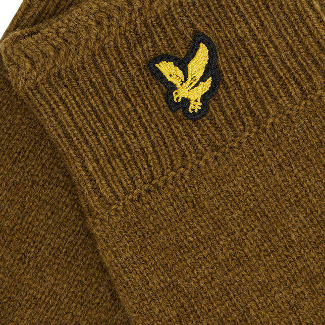 Lyle & Scott Férfi kesztyű Lyle & Scott Racked Rib Gloves GL304CL Olive W485