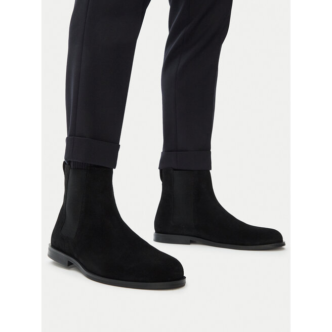 Sztyblety Calvin Klein Ess Rubber Chelsea Su HM0HM02055 Czarny