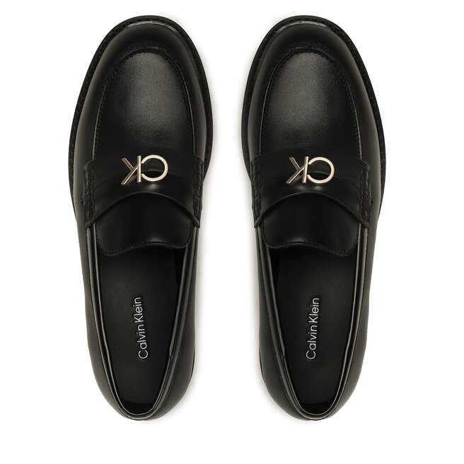 Calvin Klein Loaferek Calvin Klein Rubber Sole W/Hw HW0HW01726 Ck Black BEH