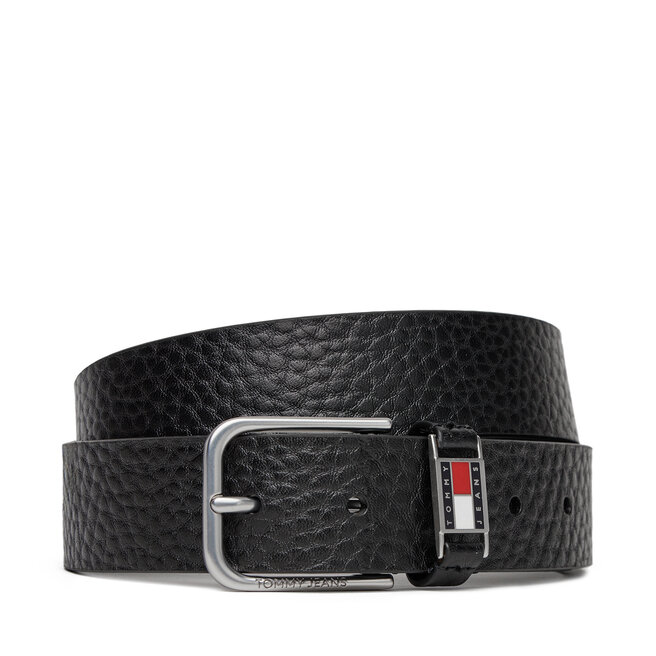 Pasek Męski Tommy Jeans Tjm Scanton Texture 3.5 - Czarny