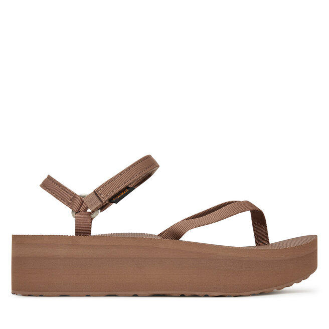 Sandały Teva Flatform Slim - Brązowy
