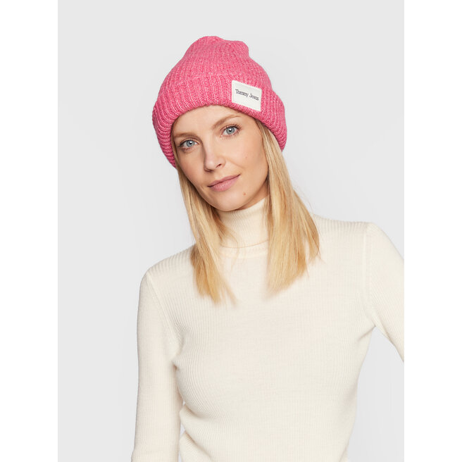 Czapka Tommy Jeans Elevated - Różowy