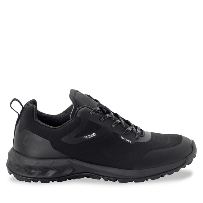 Trekkingi Jack Wolfskin Woodland Shell Texapore Low - Czarny