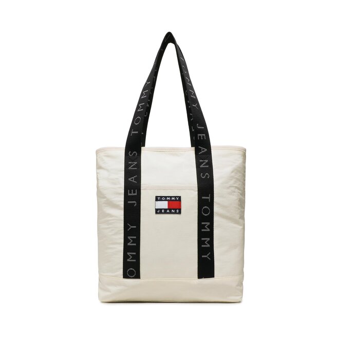 Geantă Tommy Jeans Tjw Heritage Tote AW0AW14114 0K4 0K4 imagine noua gjx.ro