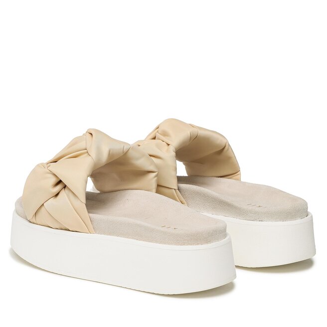 Inuikii Чехли Inuikii Fjord Flower Platform 70103-126 Cream