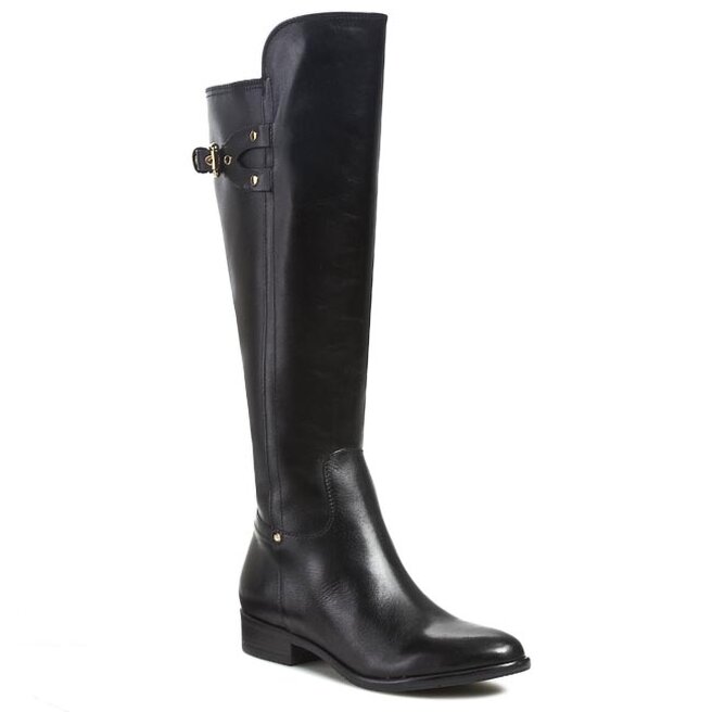 Bottes cavali res Clarks Licorice Rock 261042034 Black Leather