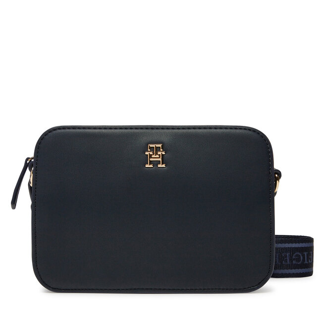 Torebka Tommy Hilfiger Th Logotape Camera Bag - Granatowy