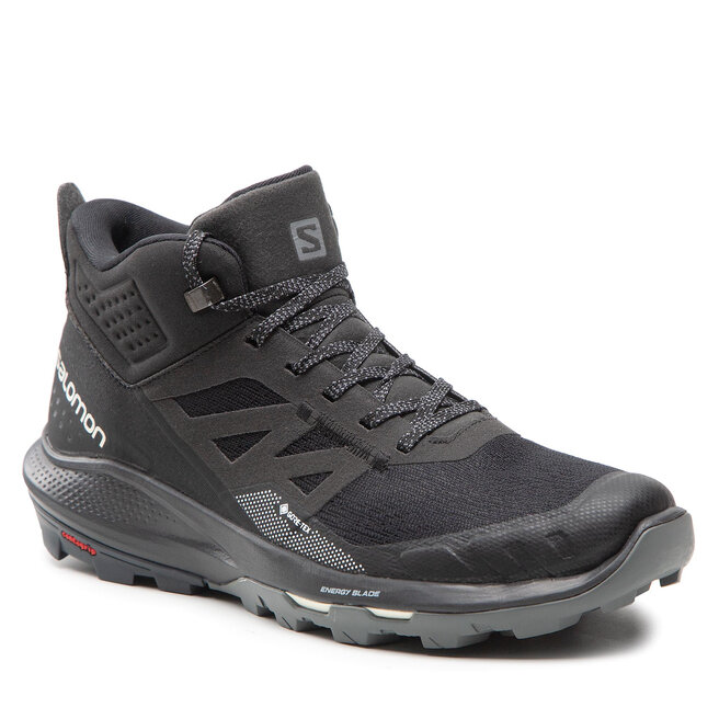 Παπούτσια πεζοπορίας Salomon OUTpulse Mid Gtx GORE-TEX 415888 27 V0 Black/Ebon/Vanilla Ice