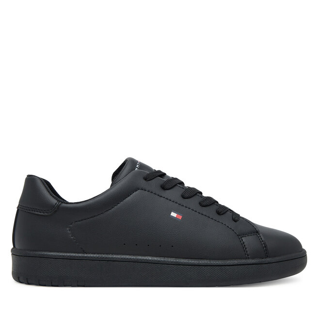 Sneakersy Tommy Hilfiger Low Cut Lace-Up - Czarny