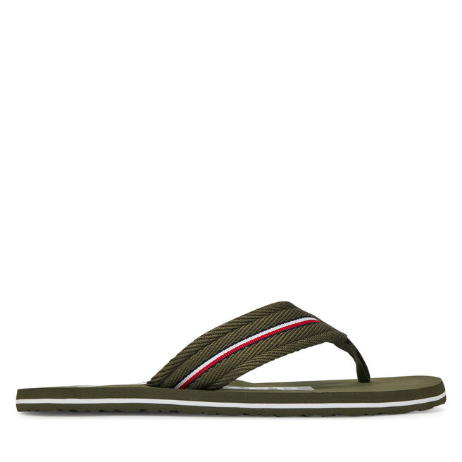 Japonki Tommy Hilfiger Corporate Hilfiger Beach - Czerwony