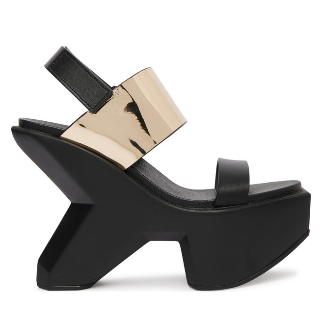 Sandały United Nude Boulder Sandal 109812213 Czarny - kobiece