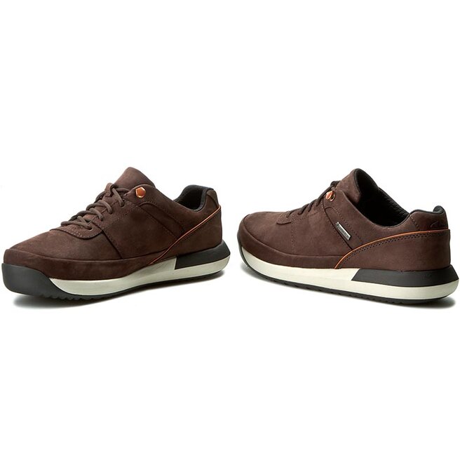 Chaussures basses Clarks Johto Lace Gtx 261197647 Dark Brown