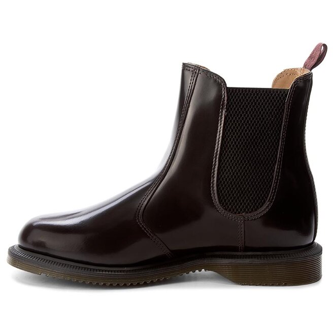 Doc martens top flora cherry red
