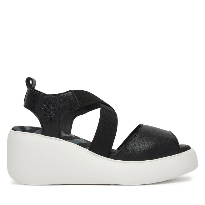 Sandały Fly London Dorfly P145407 Czarny - kobiece