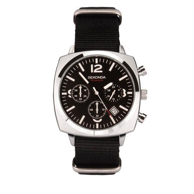 Ceas Sekonda 1989 Black/Silver 1989 imagine noua gjx.ro