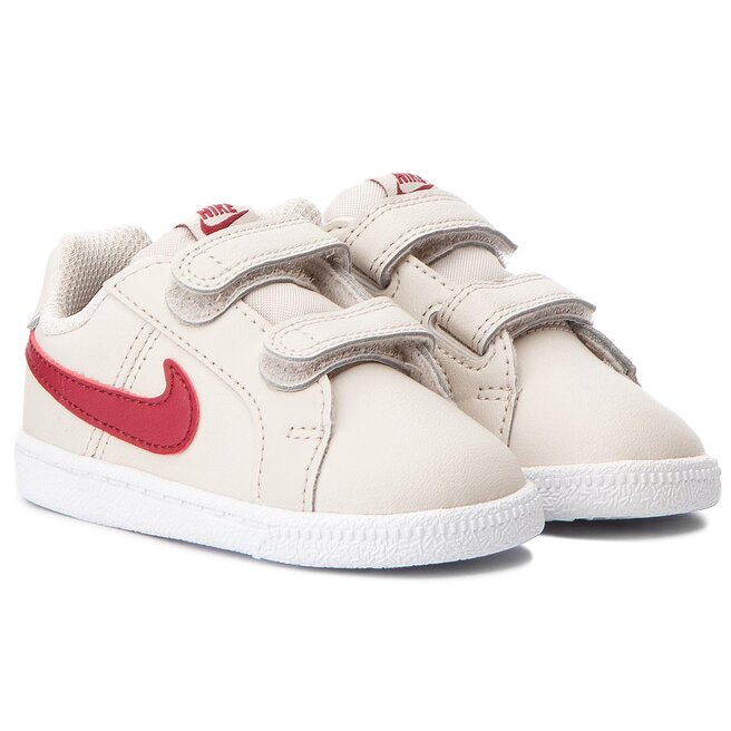 Zapatos Nike Court (TDV) 833656 008 Desert Sand/Red Crush/White • Www.zapatos.es