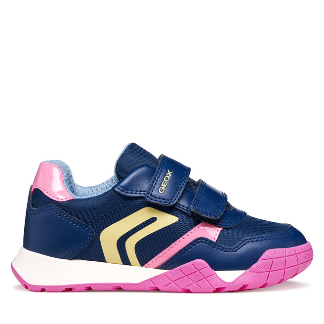 Sneakersy Geox J Rann-E Girl J65P8A 0FU54 C4RE8 M Granatowy - dziewczęce