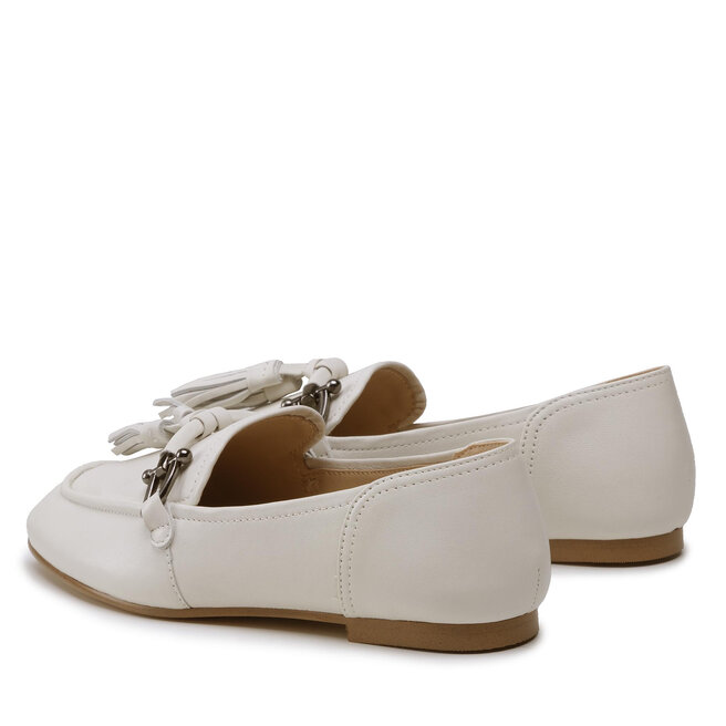Clarks Loafers Clarks Pure2 Tassel 261644224 White Leather
