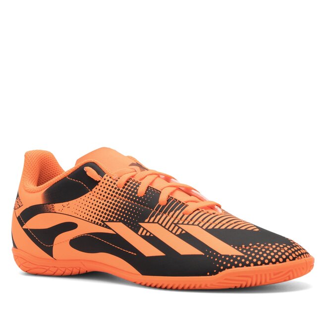 Sneakersy adidas X MESSI.4 IN J - Pomarańczowy