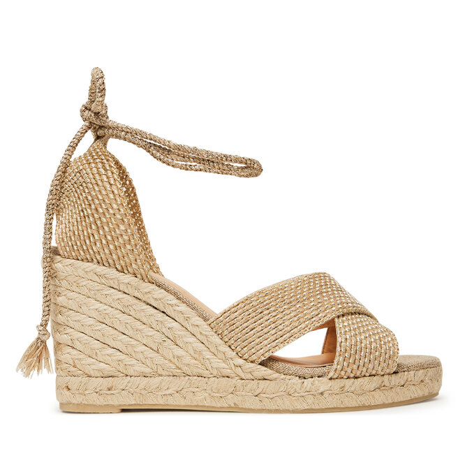 Espadryle Castañer Becca/8/256 - Beżowy