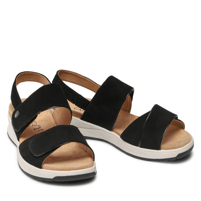 Caprice Sandále Caprice 9-28252-28 Black Comb 019