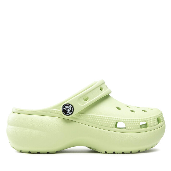 Pantoletten Crocs Classic Platform Clog 206750 Celery eschuhe.at