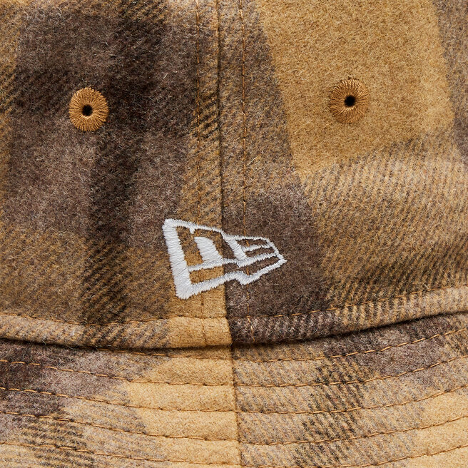 New Era Klobouk New Era Check Bucket Newera 60364231 Hnědá