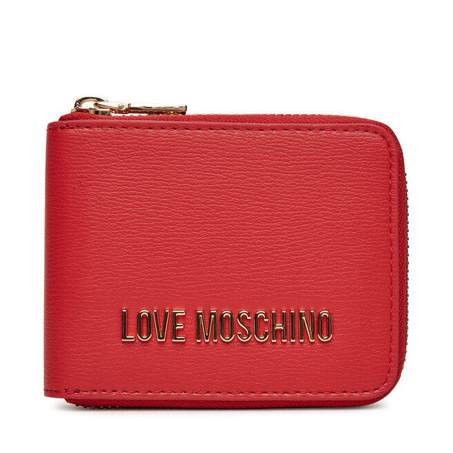 Mały Portfel Damski LOVE MOSCHINO - Czerwony