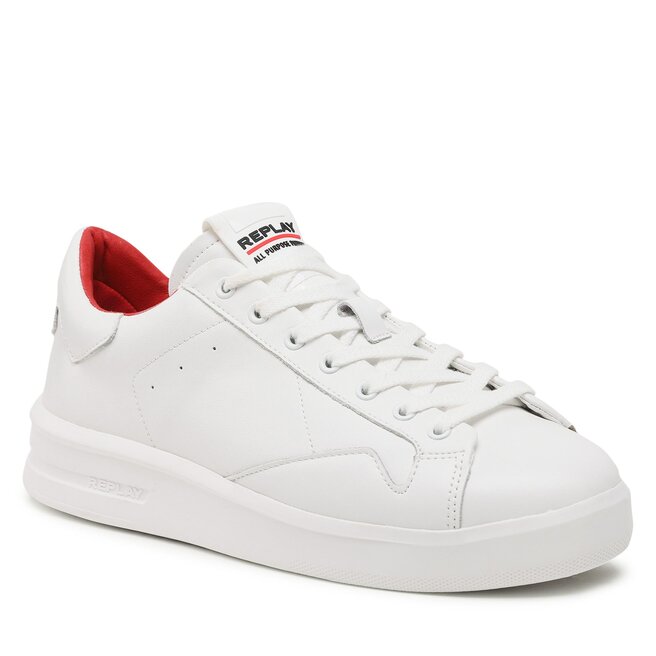 Sneakers Replay University One GMZ4O.000.C0001L White 0061 0061 imagine noua