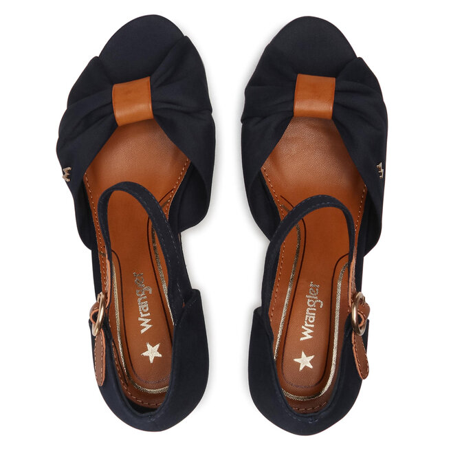 Wrangler Sandále Wrangler Panama Cross WL11652A Navy 016