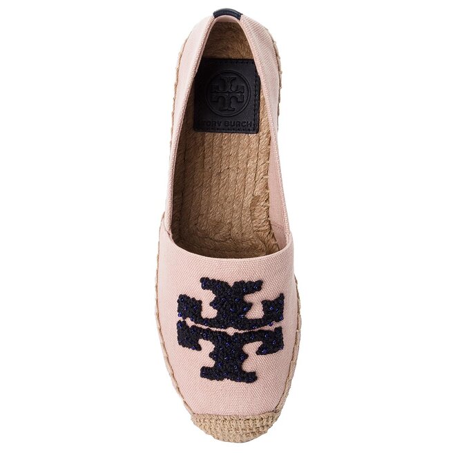 Tory burch elisa sales logo flat espadrilles