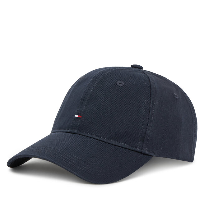 Czapka z daszkiem Tommy Hilfiger Essential Flag Soft Cap - Granatowy