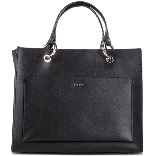 Torebka DKNY Mott Med Tote R82AH593 Black Silver BSV eobuwie .pl