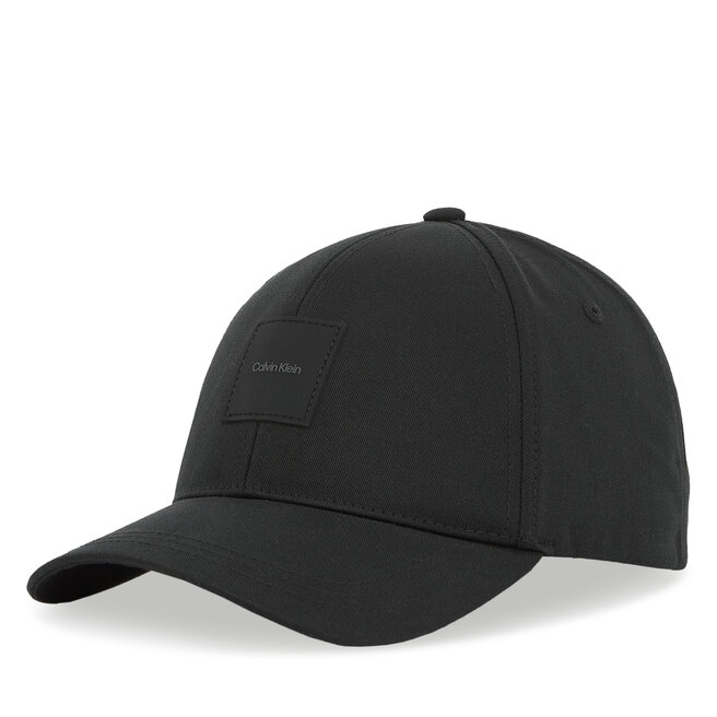 Czapka z daszkiem Calvin Klein Tonal Patch Bb Cap - Czarny
