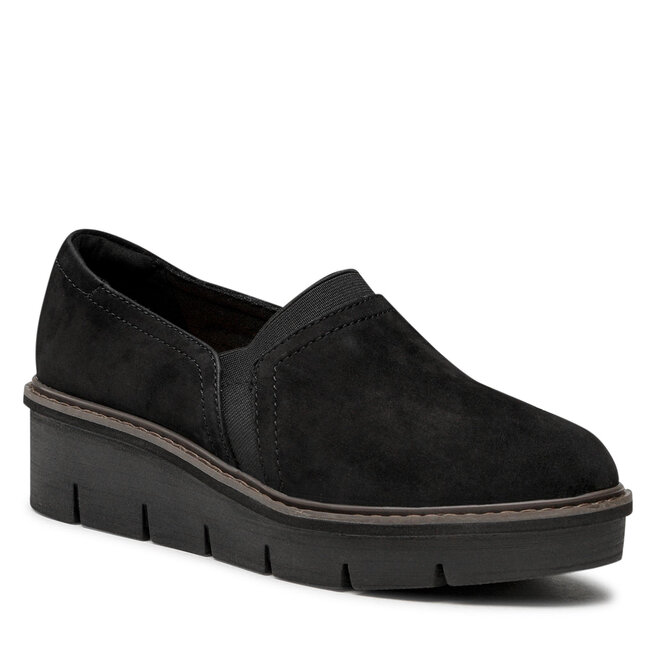 Pantofi Clarks Airabell Mid 261632994 Black Suede 261632994 Cu platformă
