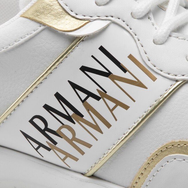 Armani Exchange Sneakers Armani Exchange XDX087 XV424 K702 Op.White/Gold