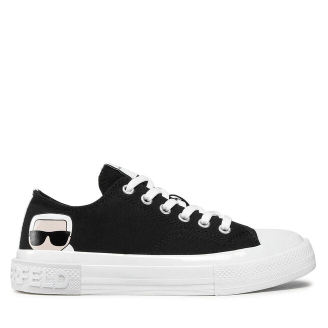 KARL LAGERFELD Кецове KARL LAGERFELD KL60310 Black Canvas