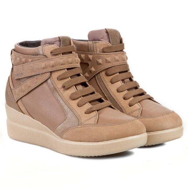 Geox stardust wedge sneaker top