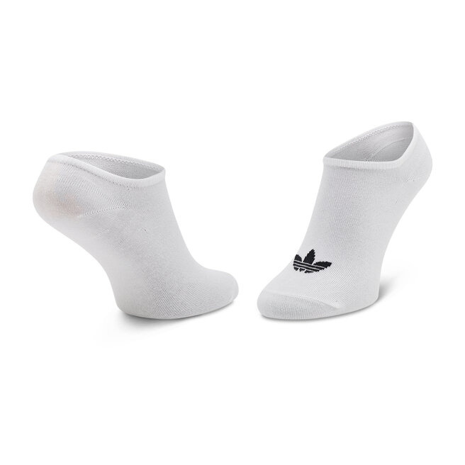adidas 3 pares de calcetines cortos unisex adidas Trefoil Liner FT8524 White/Black