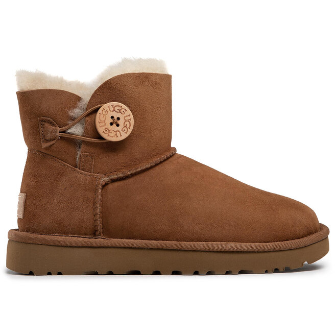 Ugg Pantofi Ugg W Mini Bailey Button II 1016422 W/Che