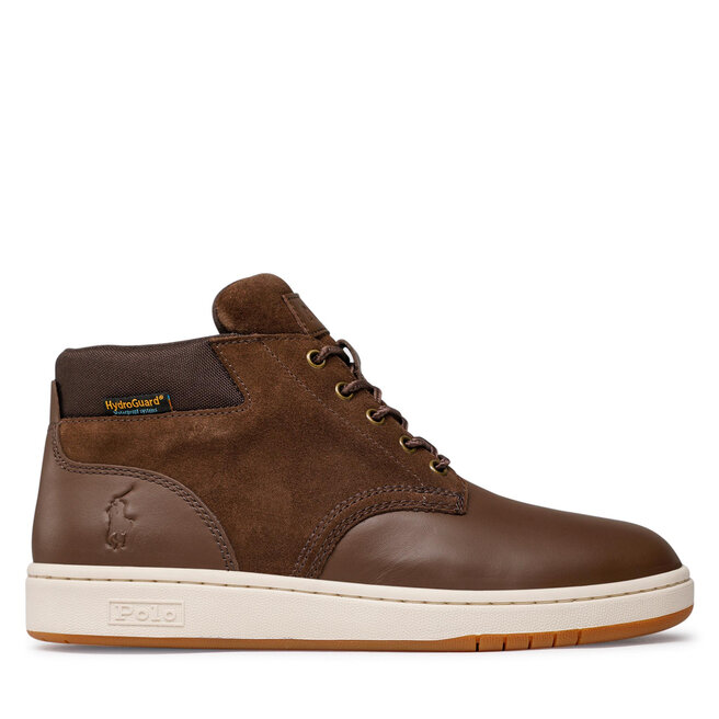 Trzewiki Polo Ralph Lauren Sneaker Boot - Brązowy