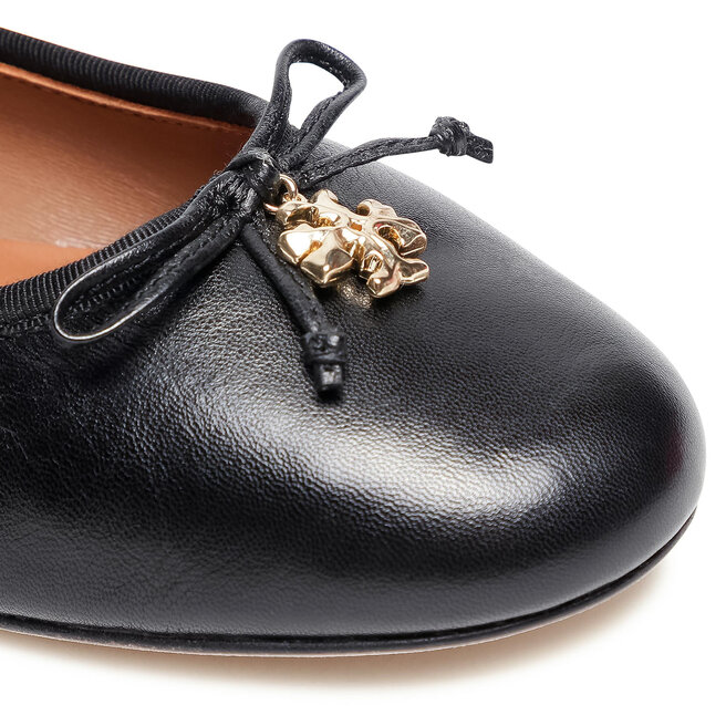 Tory Burch Balerini Tory Burch Tory Charm Ballet 71838 Perfect Black 006 1