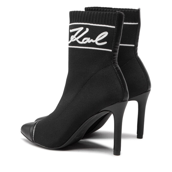 KARL LAGERFELD Stiefeletten KARL LAGERFELD KL31362 Black KnitTextile