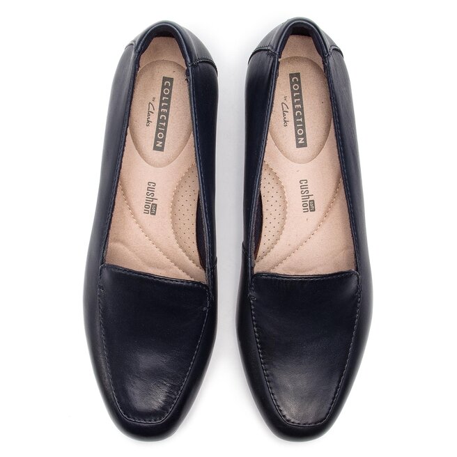Clarks Pantofi Clarks Juliet Lora 261365784 Navy Leather