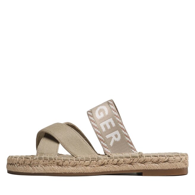 Tommy Hilfiger Espadrile Tommy Hilfiger Seasonal Webbing Sandal FW0FW07181 Sandalwood RBT