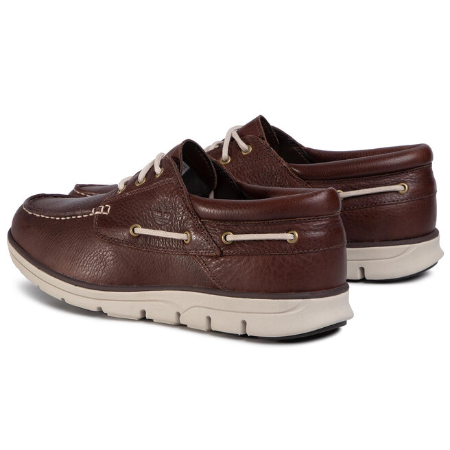 Mokasinai Timberland Bradstreet 3 Eye TB0A2A6UV13 Dk Brown Full Grain •  Www.eavalyne.lt