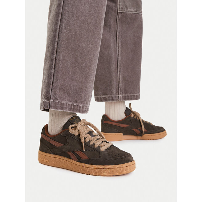 Sneakersy Reebok EO-CLUB C GROUNDS 70 100260679 Brązowy
