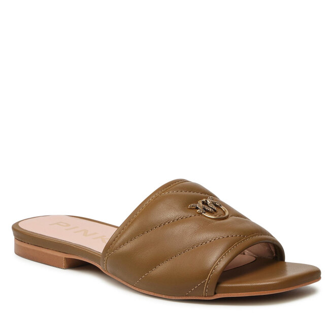 Șlapi Pinko Molly Ciabattina PE 22 BLKS 1 1H211B Y86B Brown L05 1H211B imagine noua