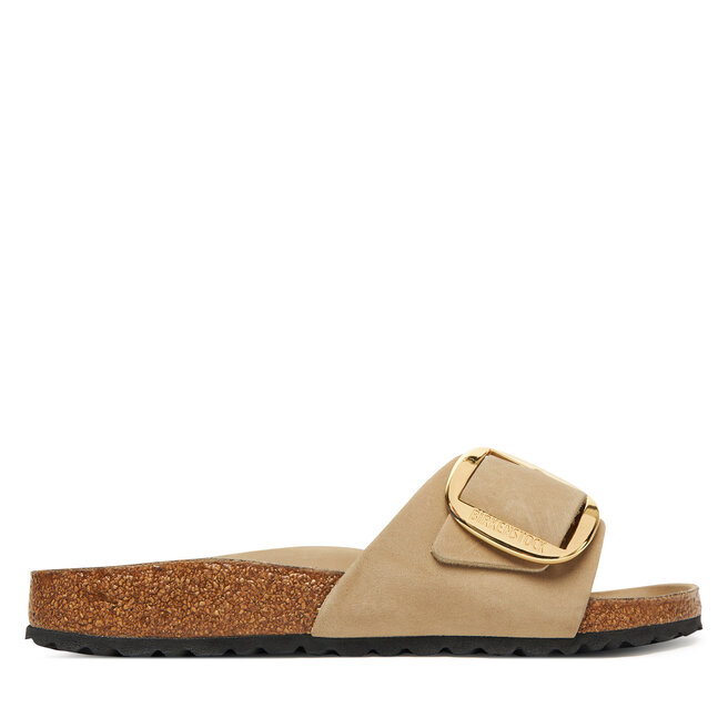 Klapki Birkenstock Madrid Big Buckle Hex - Brązowy