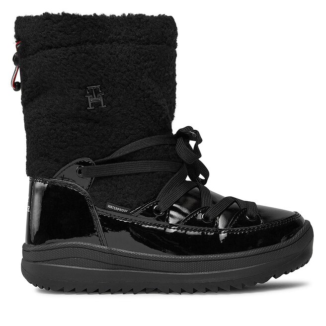 Tommy Hilfiger Cizme de zăpadă Tommy Hilfiger T3A6-33067-1630999 S Black 999